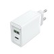 Vention Cargador de Pared FBBW0-EU/ 1xUSB Tipo-C/ 1x USB/ 20W